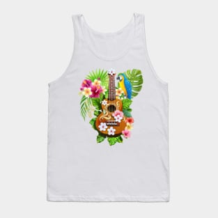 Tropical Summer Hawaiian Art Tank Top